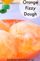 Orange Fizzy Dough Play Recipe