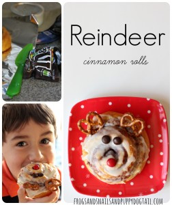 reindeer cinnamon roll