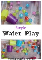 Simple water play for kids